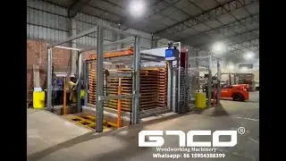 Super cost-effective, easy to operate, high-yield plywood hot press production line, you deserve it