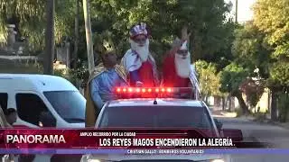 Los Reyes Magos encendieron la alegr&iacute;a en Bell Ville