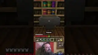Load Books into chiseled bookshelves the easy way, with hoppers | #conquestx0 on #Twitch