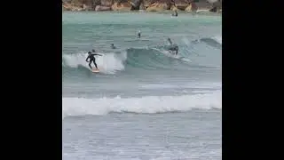 Surfers at Duranbah beach in Tweed Heads, New South Wales #tweed #surf #surfaustralia