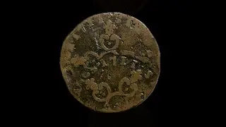Dramatically Double Struck 1711 French 6 Deniers: World Error Copper Coin! #numismatics