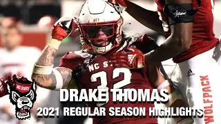 Drake Thomas 2021 Regular Season Highlights | NC State LB