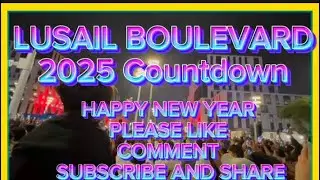 LUSAIL BOULEVARD 2025 COUNTDOWN FIREWORKS DISPLAY #livestream #verticalstream #viral #trending