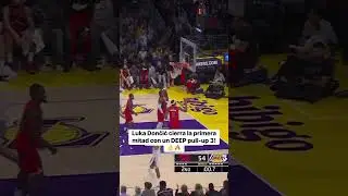 Luka Dončić se va al descanso con un DEEP pull-up 3! 🎯