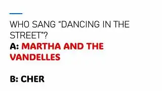 OLD MOTOWN TRIVIA