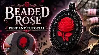 Beaded Bezel Cabochon Tutorial - Bead Embroidery Tutorial