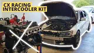 LEXUS IS300 BUILT VVTI 2JZ-GE TURBO BUILD - установка комплекта интеркулера CX Racing