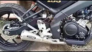Cek Sound knalpot yamaha xsr 155 custom Kolong #ceksound #sniperknalpot #yamahaxsr155