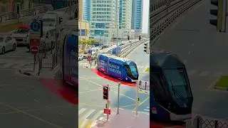 Amazing Dubai tram 🚊#trending #shortvideo #viralvideo #trendingshorts #dubailife #viralvideo