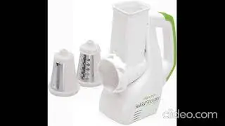 Presto Salad Shooter Electric Slicer/Shredder, White