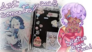 Sketchbook tour !! ( 2024- first semester of 2025 !! ) 