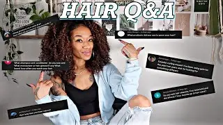 HAIR Q&A: ANSWERING ALL YOUR QUESTIONS| HOW I GREW MY NATURAL HAIR!!