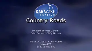 Country Roads -- Hermes House Band Karaoke