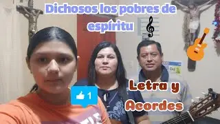 Dichosos los pobres de Espíritu 🎵 Canto de comunión T. Ordinario (Letra y Acordes en PDF)