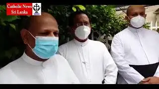 Rev. Fr. Cecil Joy Perera - in front of the Supreme Court, - 08 11 2021