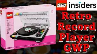 LEGO Retro Record Player GWP - LEGO Speed Build 325