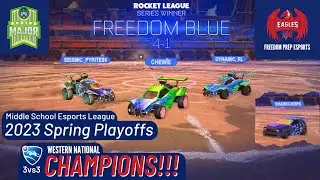 3vs3 FINALS!!! Freedom Prep Esports: Blue Team - Rocket League MSEL Spring 2023 Playoffs
