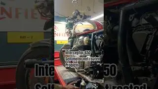 interceptor 650 starting issue problem self motor not rotate properly #interceptor #Royal Enfield