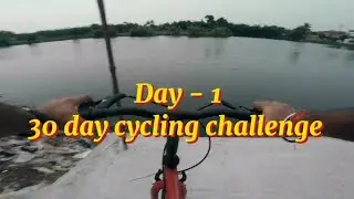 Day-1 of the 30-day cycling challenge after Tibia and Fibula Fracture. #shorts #cycling #motivation