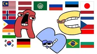 Alphabet Lore на разных языках ​