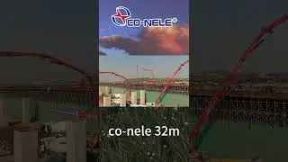 Efficient Construction, A Helping Arm!  32-meter Concrete Pump, Making Engineering Easier!