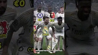 REAL MADRID FINAL UCL 2023/2024 TRANSFER VALUE &euro;338 #bintangbola