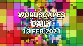 Wordscapes Daily Puzzle Today 13 Feb 21 FILGA