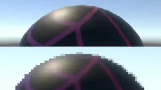 How to fix blurry/pixelized game view in Unity 3D