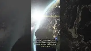 Mysterious Lights On The Moon