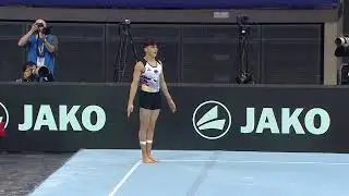 Jonas EDER Deutschland Boden - EnBW DTB Pokal 2024 - Junioren Team Challenge Männer Stuttgart Turnen