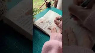 Morning journaling Routine #journal #journalwithme #scrapbooking #shorts