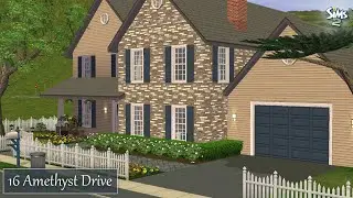 Sims 2 Speed Build: 16 Amethyst Drive