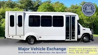 2016 Ford E450 20 Passenger Wheelchair Shuttle Bus For Sale @ www.getanybus.com