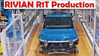 RIVIAN R1T Manufacturing US, Electric Truck Production
