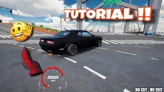 DODGE HELLCAT SRT 😈 | SPEED GLITCH TUTORIAL 🤩 !!