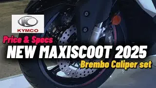 Loaded! NEW 2025 Maxiscoot Brembo Caliper Set Cruise Control AK550