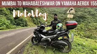 Mumbai To Mahabaleshwar On Yamaha Aerox 155 | Wai | Must Visit Hill Station Near Mumbai & Pune