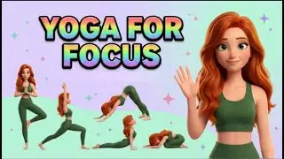5 MINUTE Yoga for Kids: FOCUS & Concentration (No Equipment!)