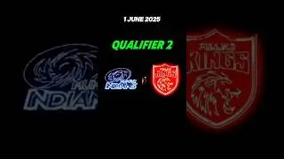 Mumbai Indians Vs Punjab Kings QUALIFIER 2 Status #cricket #ipl2025#viralshorts#qualifire2
