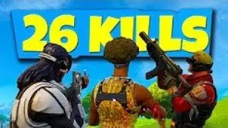 26 Kills Duo Squads Gameplay W/ SHB Views | Fortnite Battle Royale (Xbox) - Tendai