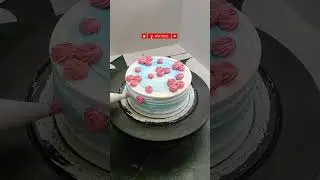 blue cake design #cake #viral #shorts @Cakeitsjaved