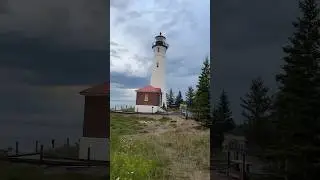 Crisp Point Lighthouse at Sunset | Lake Superior Circle Tour