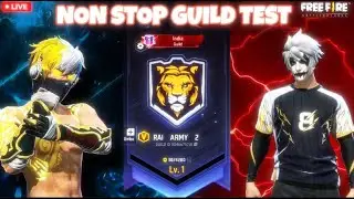 FREE FIRE GUILD TEST RAI ARMY 1V4 + FREE FIRE LIVE GIVEAWAY  ||#freefirelive #LIVE #giveawayyy