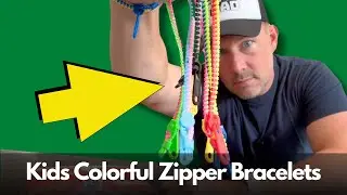 Zipper Bracelets fidget toy, party favors, goodie bags review