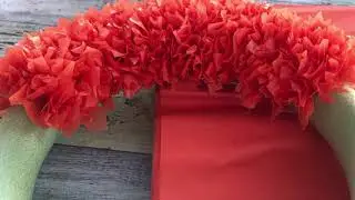 Easy paper wreaths