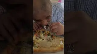 Big Bro Chris is really into his Pizza Chop custom Veggie Slice