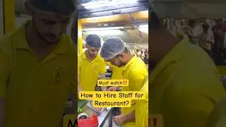 Day 319-How to Hire Staff for Your Restaurant | Staff hiring for a new cafe? #restaurantjobs #hiring