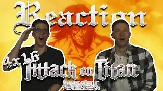 Attack on Titan 4x16 REACTION