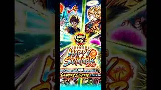 SUMMONING ON LEGENDS HAPPY SUMMER BANNER PT 1! | Dragon Ball Legends