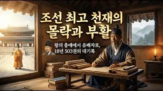 [반만년한국사] 왕의 총애를 받던 천재, 하루아침에 죄인이 되다 | 18년 유배에서 503권을 쓴 남자, 다산 정약용, 조선 최고 천재의 몰락과 부활ㅣ#정약용 #조선